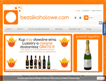 Tablet Screenshot of bezalkoholowe.com